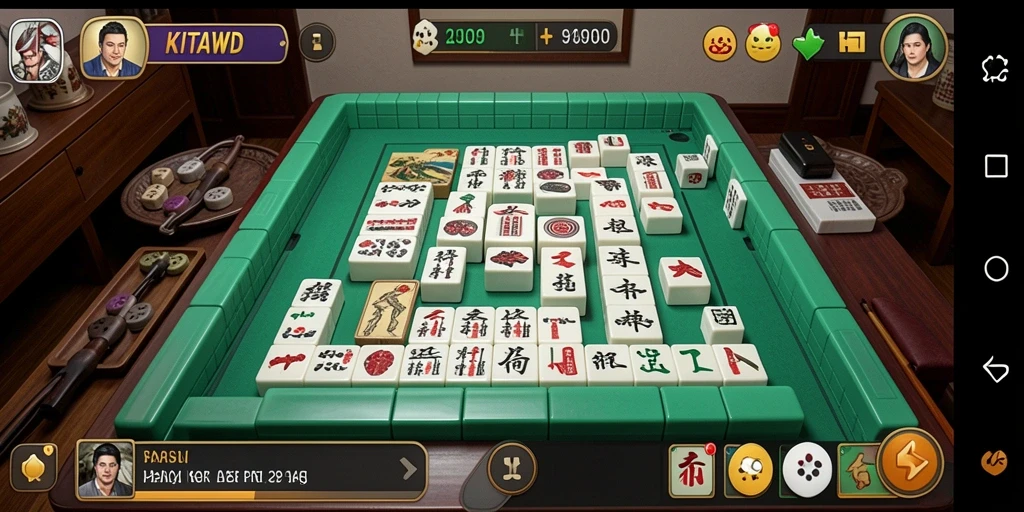 Tampilan menarik permainan Mahjong KITAWD dengan grafis yang menawan.