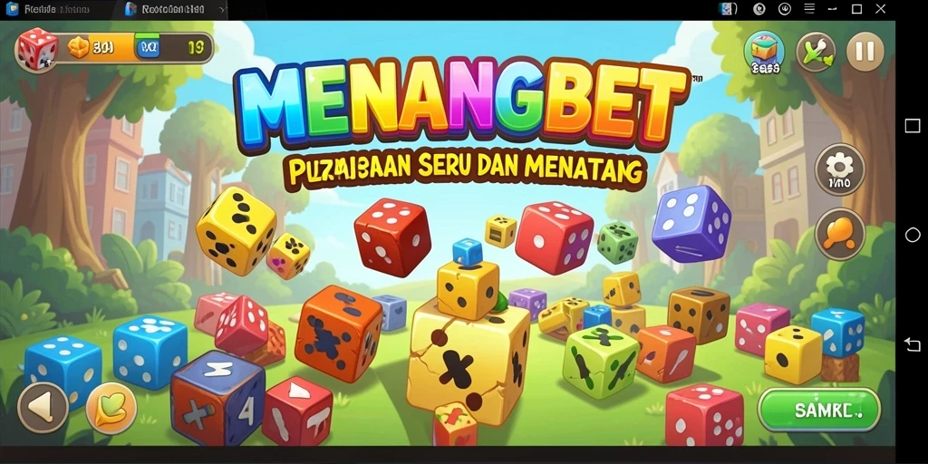 Layar gameplay MENANGBET yang menunjukkan tantangan Puzzle yang mendebarkan.