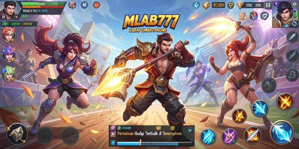 Screenshot menampilkan balapan mendebarkan di lintasan curam.