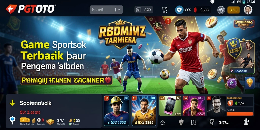 Tampilan gameplay PGTOTO dengan fitur sportsbook yang menarik.